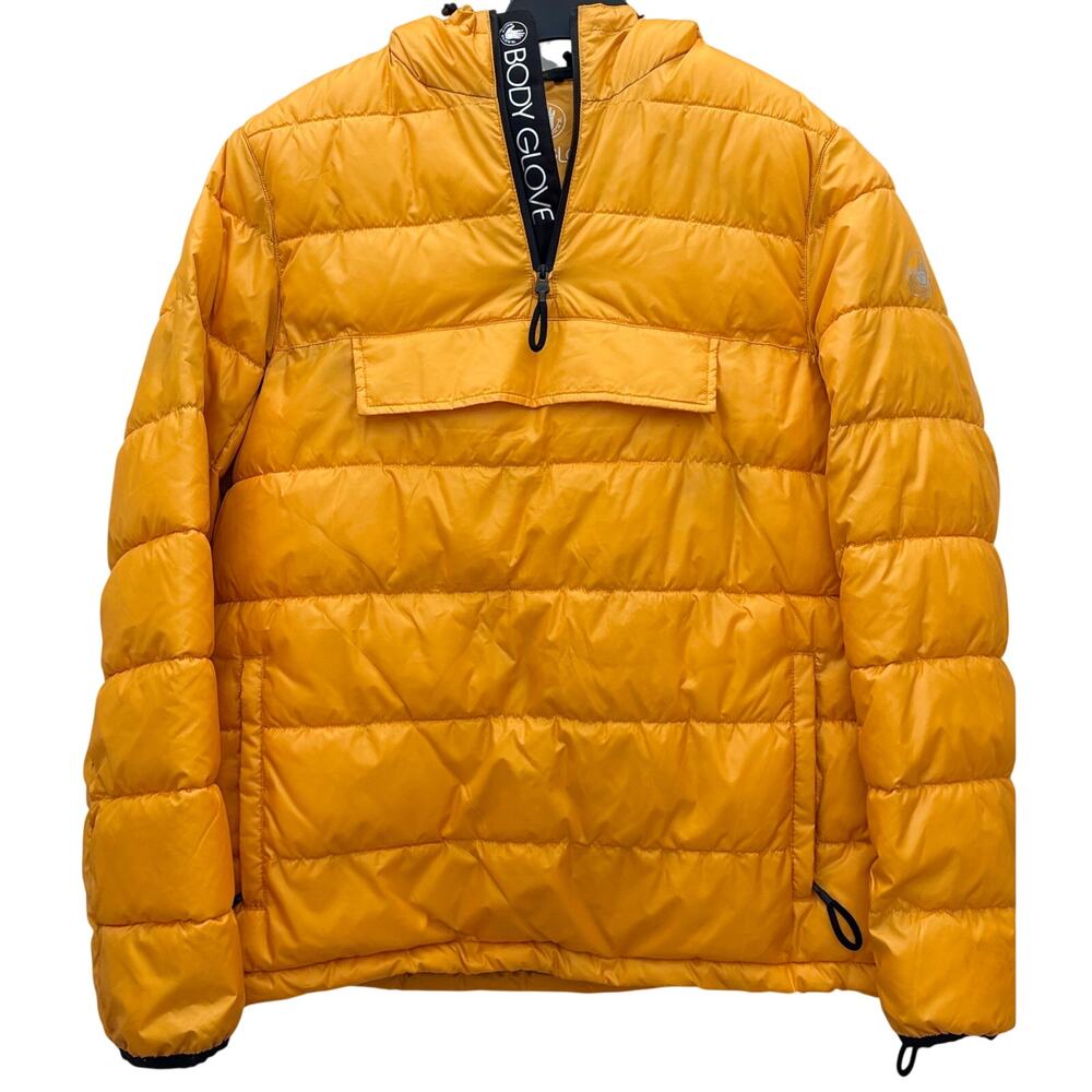 Body Glove PrimaLoft Insulated Anorak Pullover Large Puffer Jacket Hooded EUC